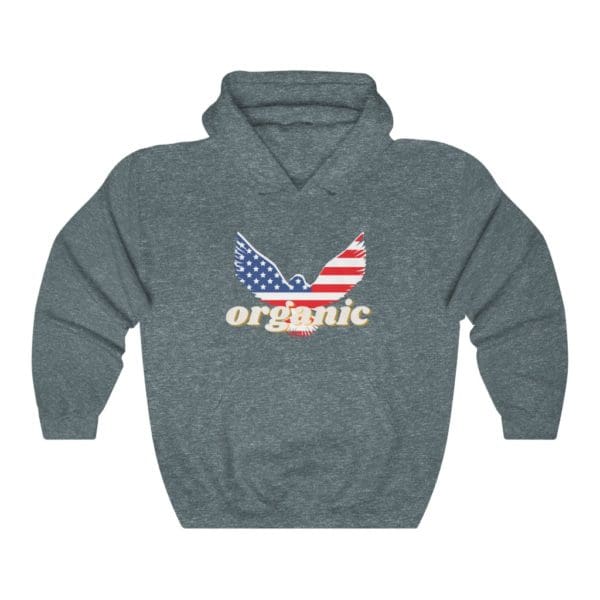 Organic Hoodie Dark Heather