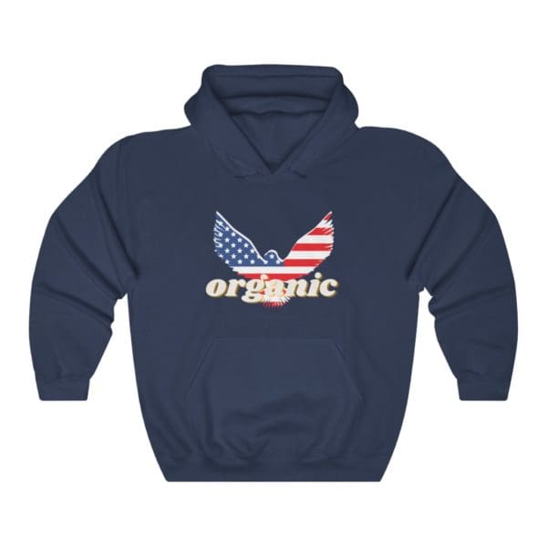 Organic Hoodie Navy