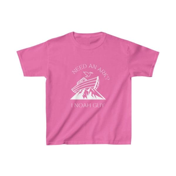 Kids Need An Ark, Pink T-shirt