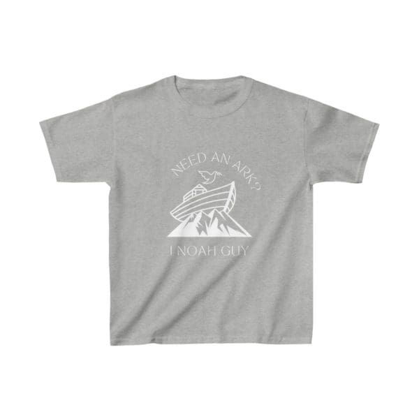 Kids Need An Ark, Grey T-shirt