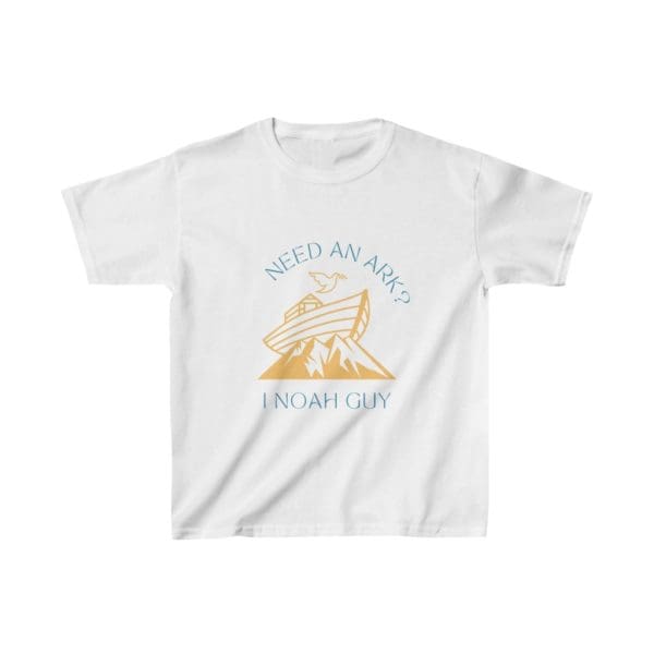 Kids Need An Ark, White T-shirt