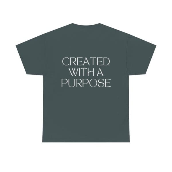 Back, Ephesians 2:10 Charcoal T-Shirt