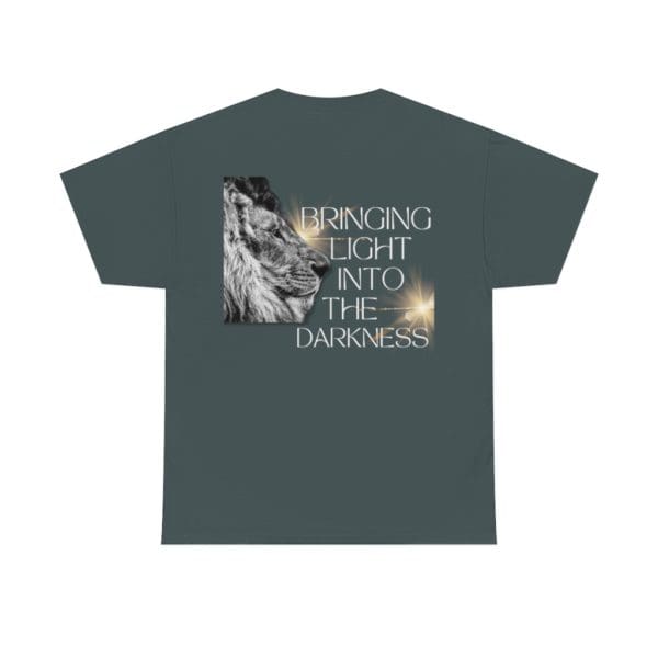 Back, Light Into Darkness, Charcoal T-Shirt