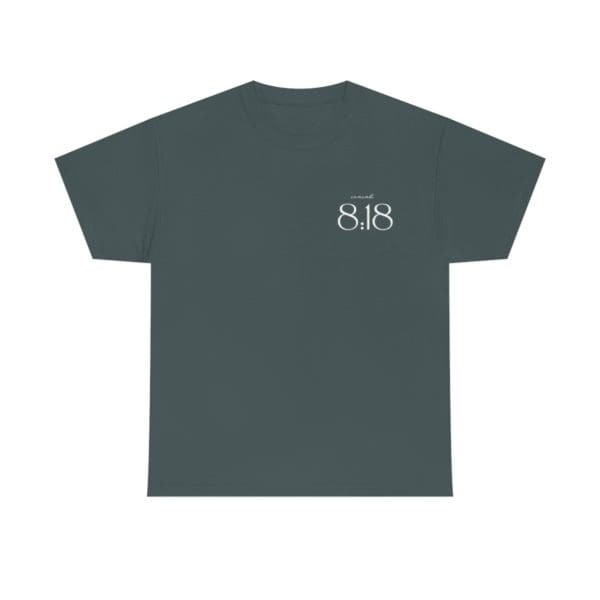 Front, Isaiah 8:18, Grey T-Shirt