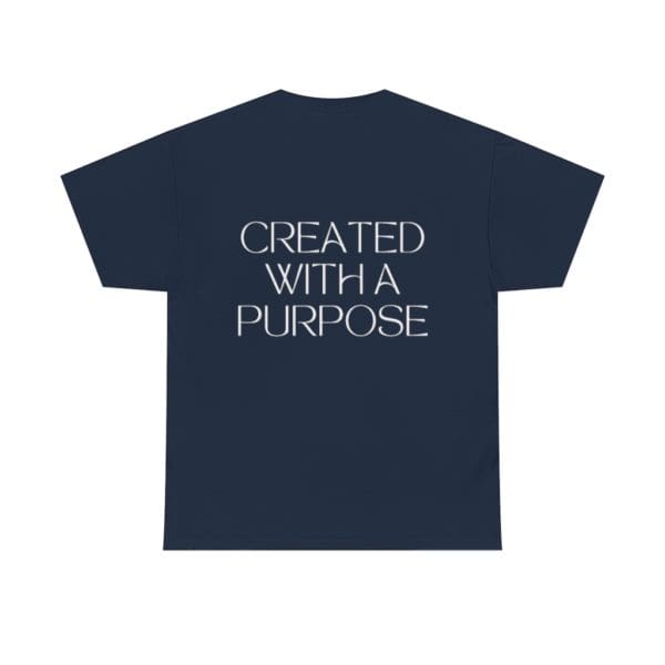 Back, Ephesians 2:10 Navy T-Shirt