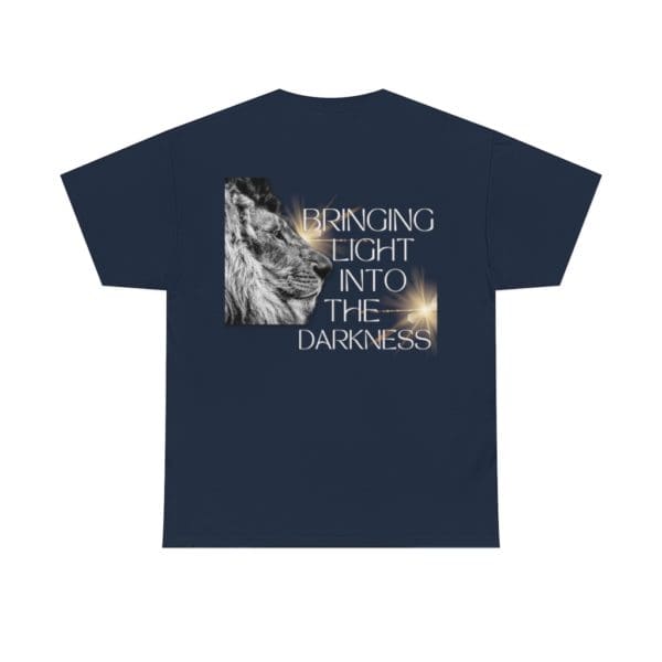 Back, Light Into Darkness, Navy T-Shirt