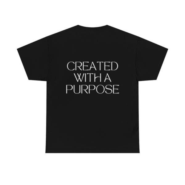 Back, Ephesians 2:10 Black T-Shirt