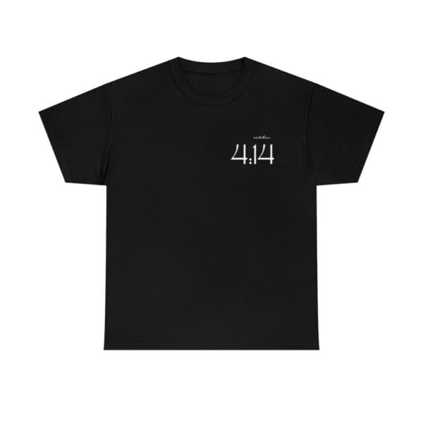 Front, Esther 4:14, Black T-Shirt