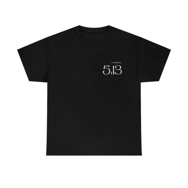 Front, Matthew 5:13, Black T-Shirt