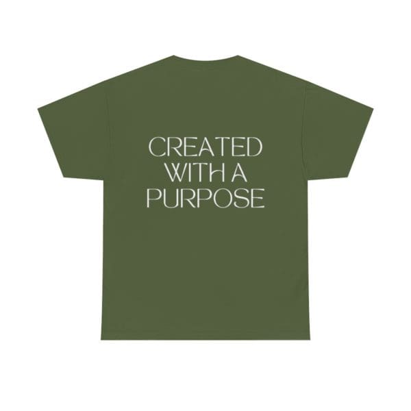 Back, Ephesians 2:10 Green T-Shirt