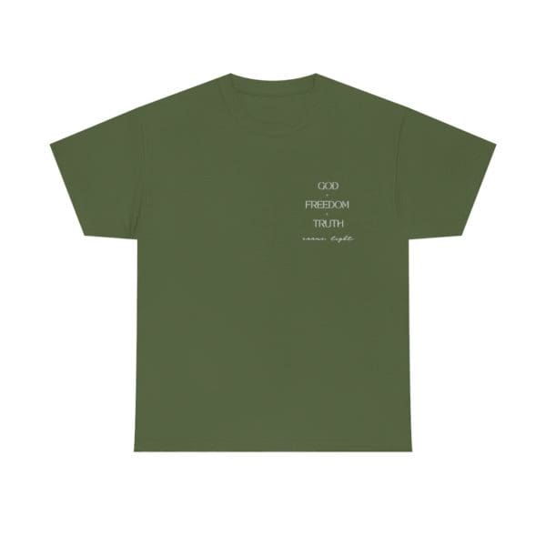 Front, Light Into Darkness, Green T-Shirt