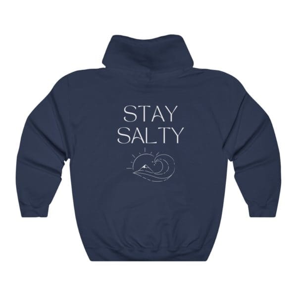 Back, Matthew 5:13 Navy Hoodie