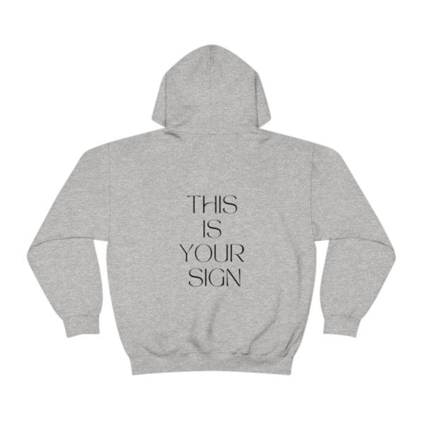 Back, Isaiah 8:18, Light Grey Hoodie