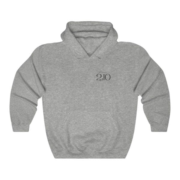 Front, Ephesians 2:10, Grey Hoodie