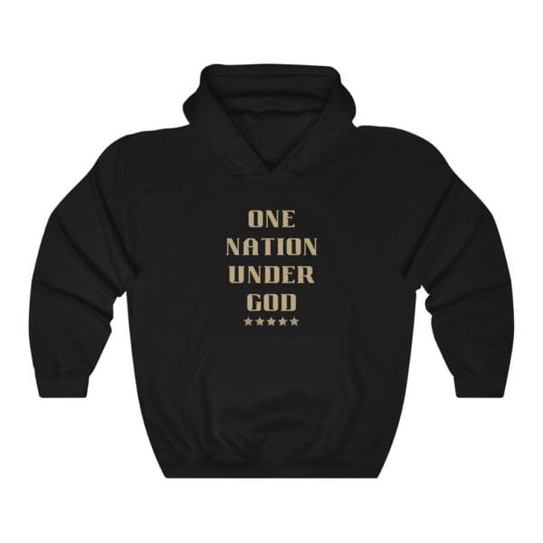 Front, Nation Under God, Black Hoodie