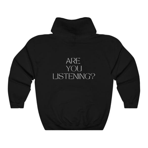 Back, God Speaks, Black Hoodie