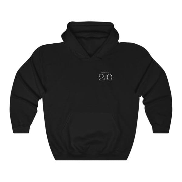 Front, Ephesians 2:10, Black Hoodie