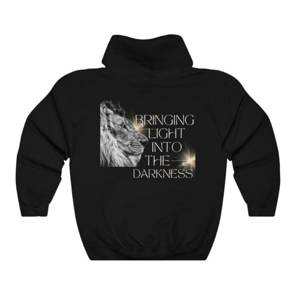 Back , God+Light+Truth, Black Hoodie