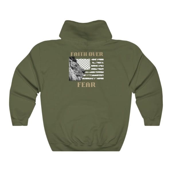 Back, Nation Under God, Green Hoodie