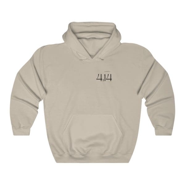 Front, Esther 4:14 Sand Hoodie