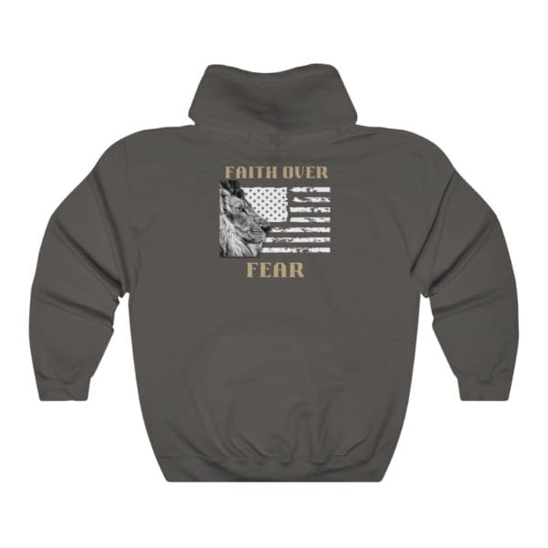 Back, One Nation Under God, Grey Hoodie