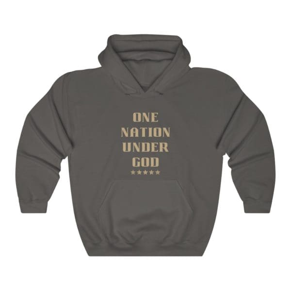 Front, One Nation Under God, Grey Hoodie