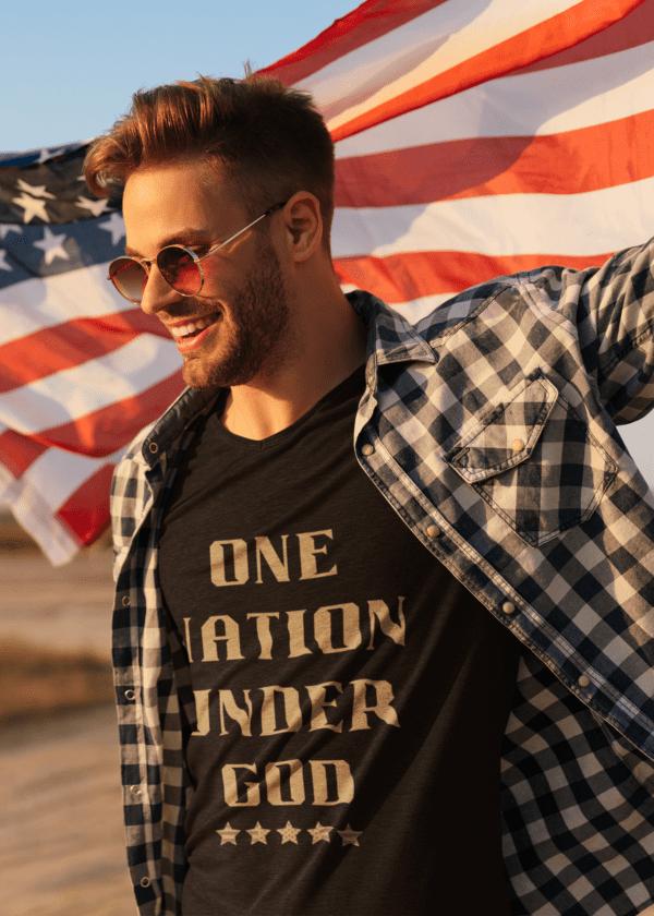 One Nation Under God, T-Shirt Mockup