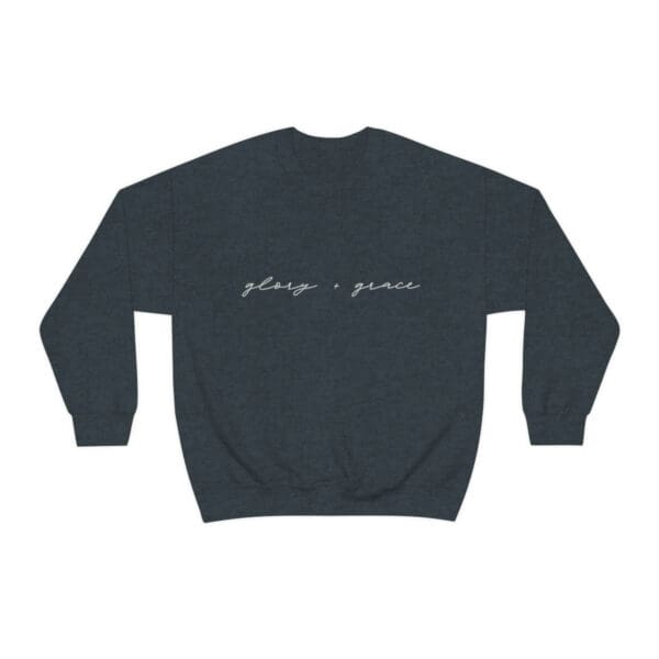 Grey Glory + Grace Crewneck