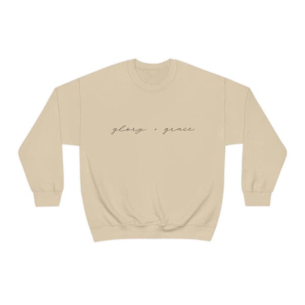 Sand Glory + Grace Crewneck