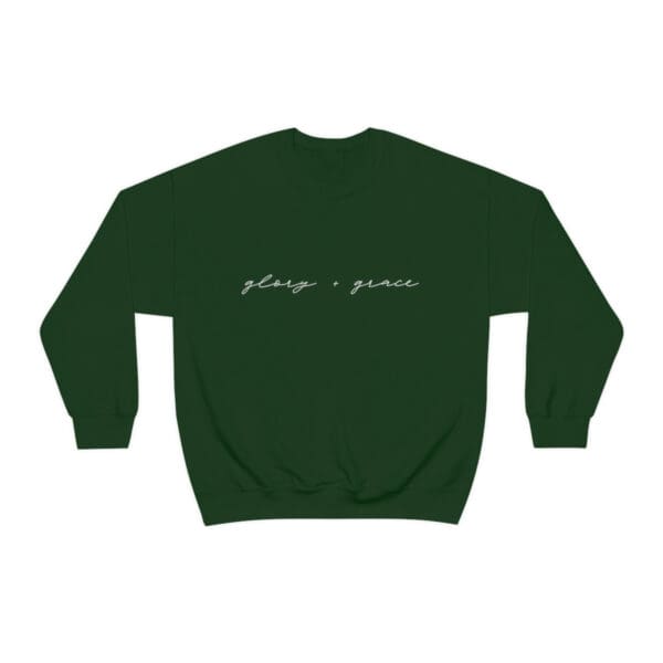 Green Glory + Grace Crewneck