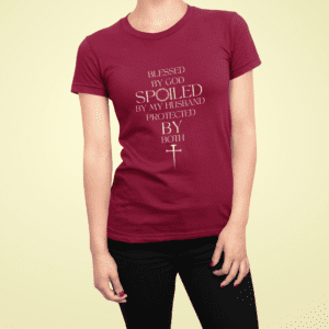 Blessed By God Tshirt Mockup